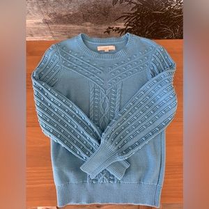 Peacock Blue Loft Sweater